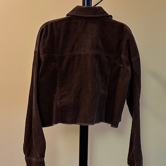 Forever 21 NWT Cropped Corduroy Jacket (L) - Picture 3 of 14